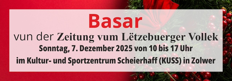 Basar vun der Zeitung vum Lëtzebuerger Vollek